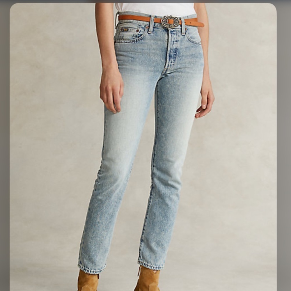 Polo Ralph Lauren The Callen High Rise Slim Denim Jeans